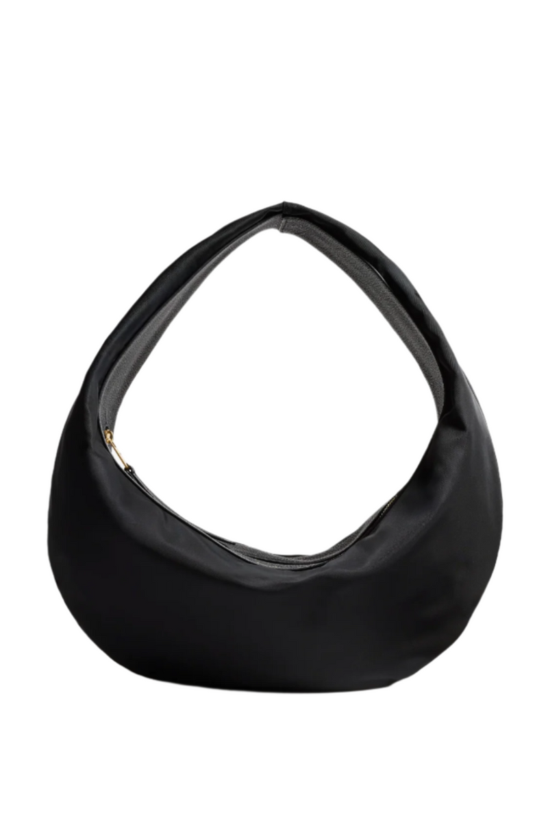 Medium Olivia Sport Hobo - Black Nylon/Leather