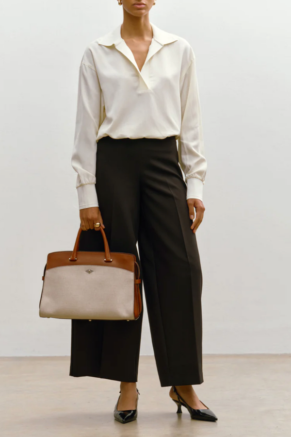 Private Eye - Natural Linen/Cognac