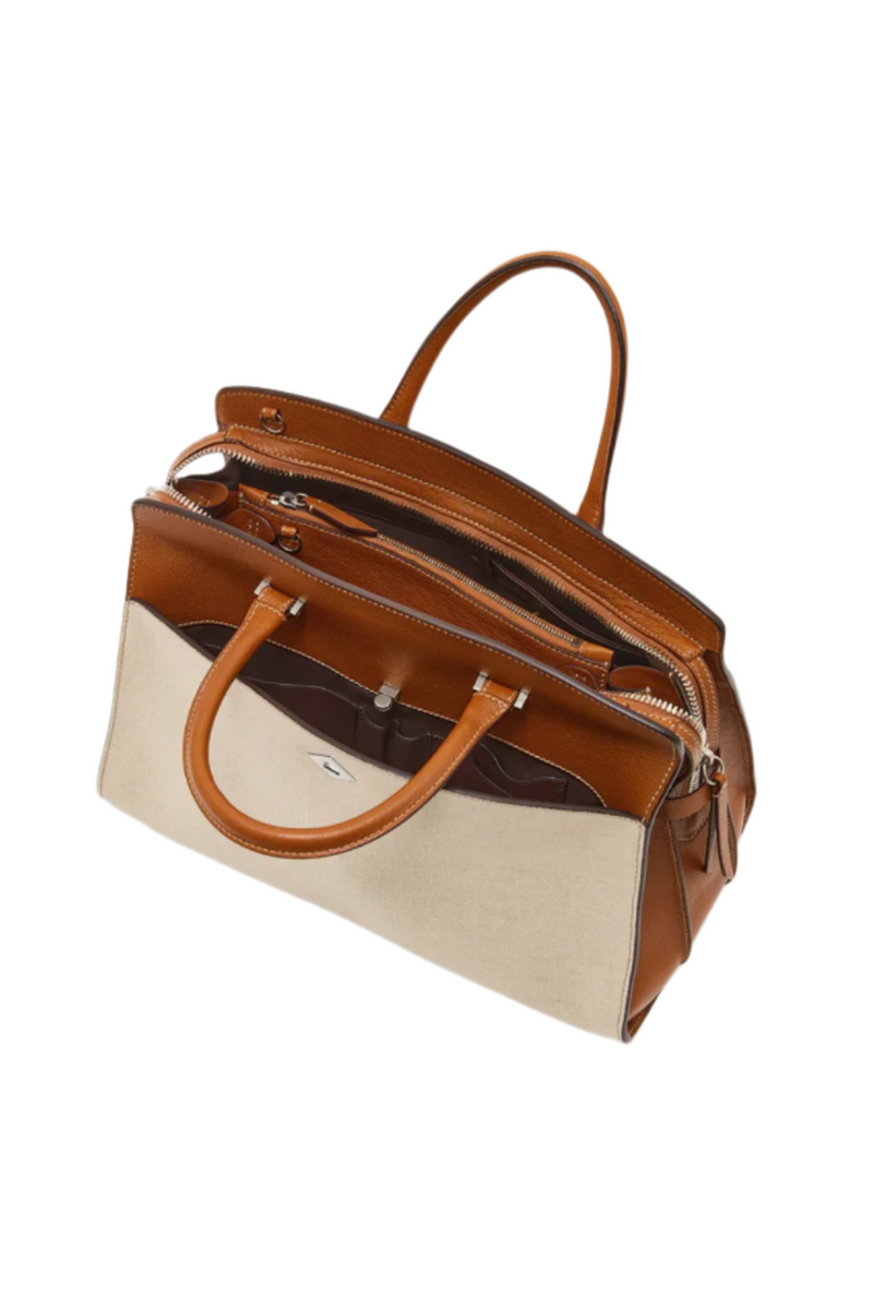 Private Eye - Natural Linen/Cognac