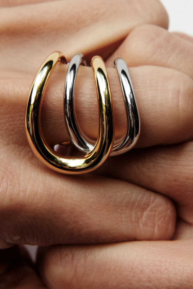 Daisy Ring - Vermeil/Silver