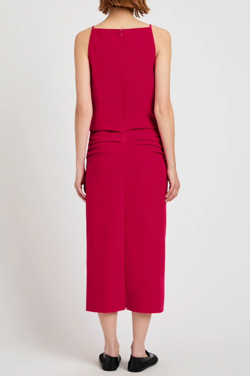 Priya Dress in Bi-Stretch Cotton Nylon - Orchid