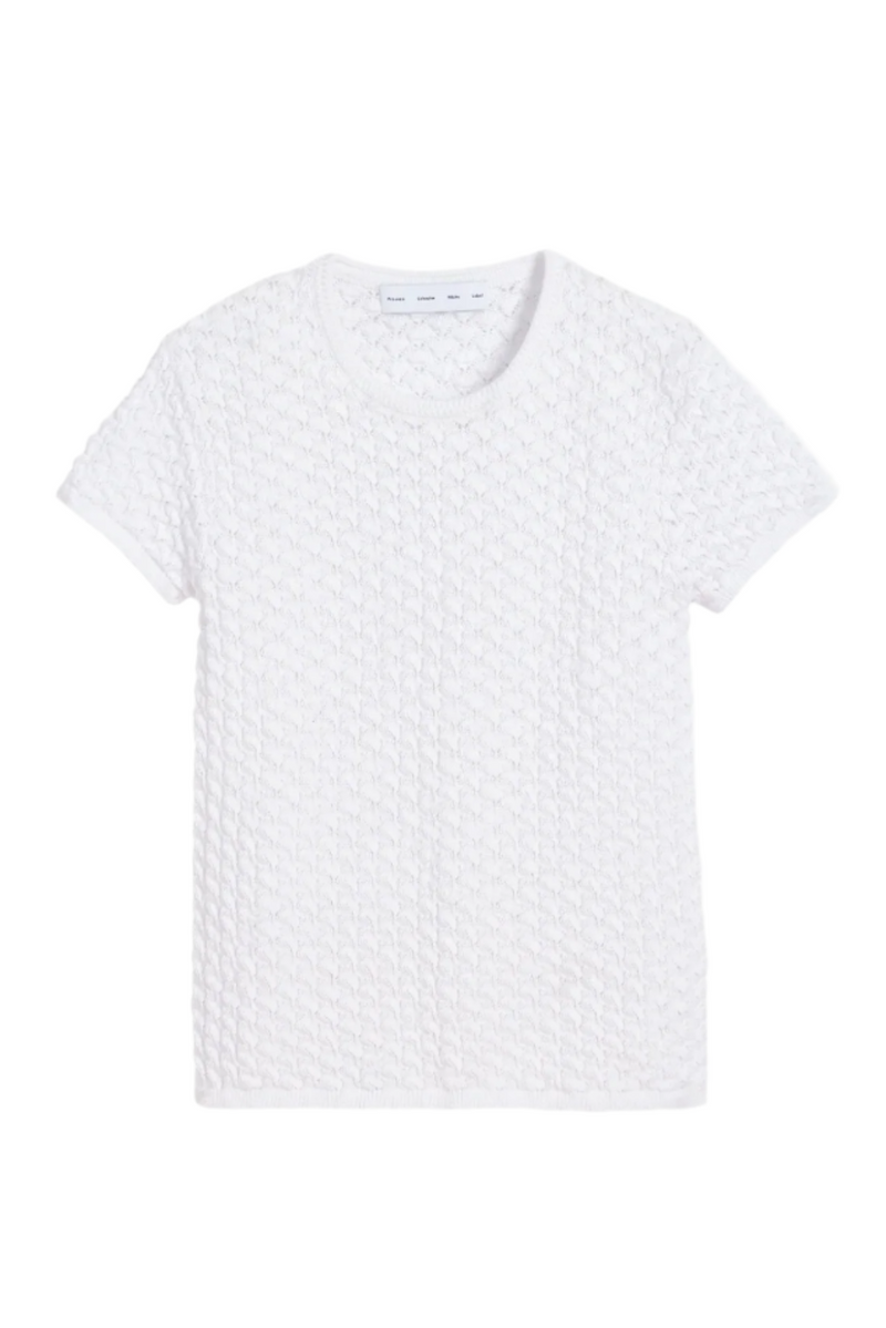 Quincy Top in Crochet - White