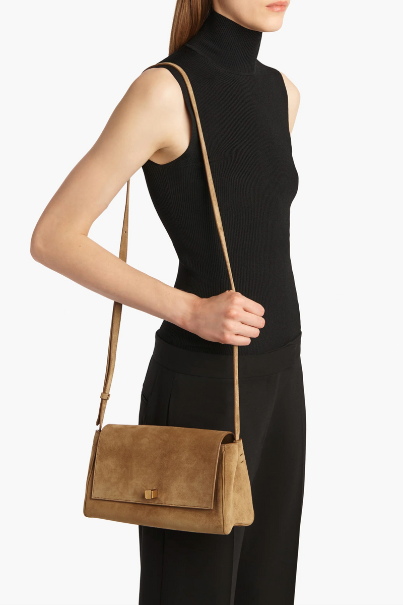 Audrey Crossbody Bag - Mud Suede