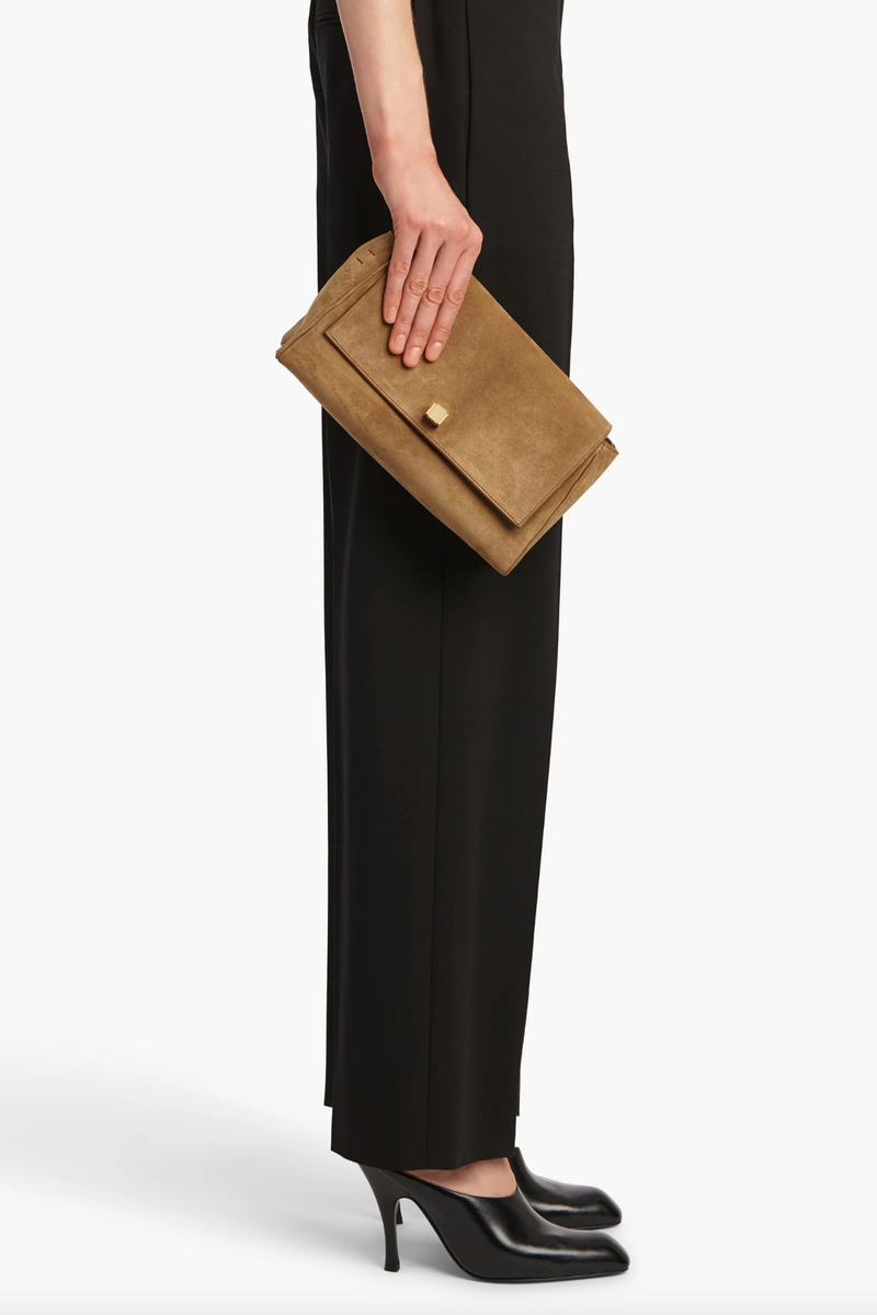 Audrey Crossbody Bag - Mud Suede