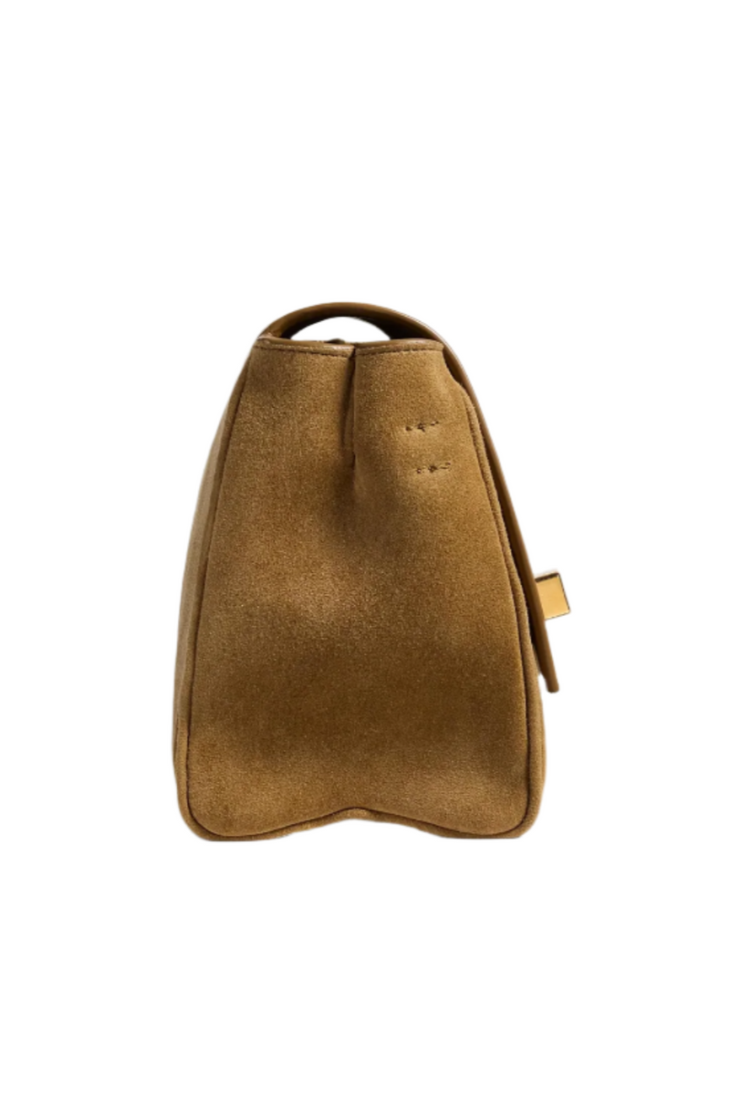 Audrey Crossbody Bag - Mud Suede