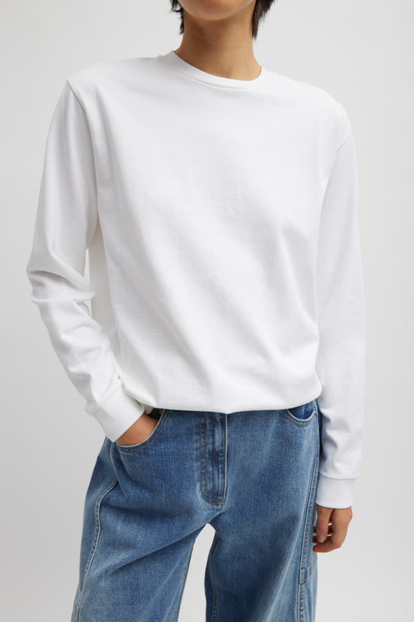 Perfect Unisex Long Sleeve T-Shirt - White
