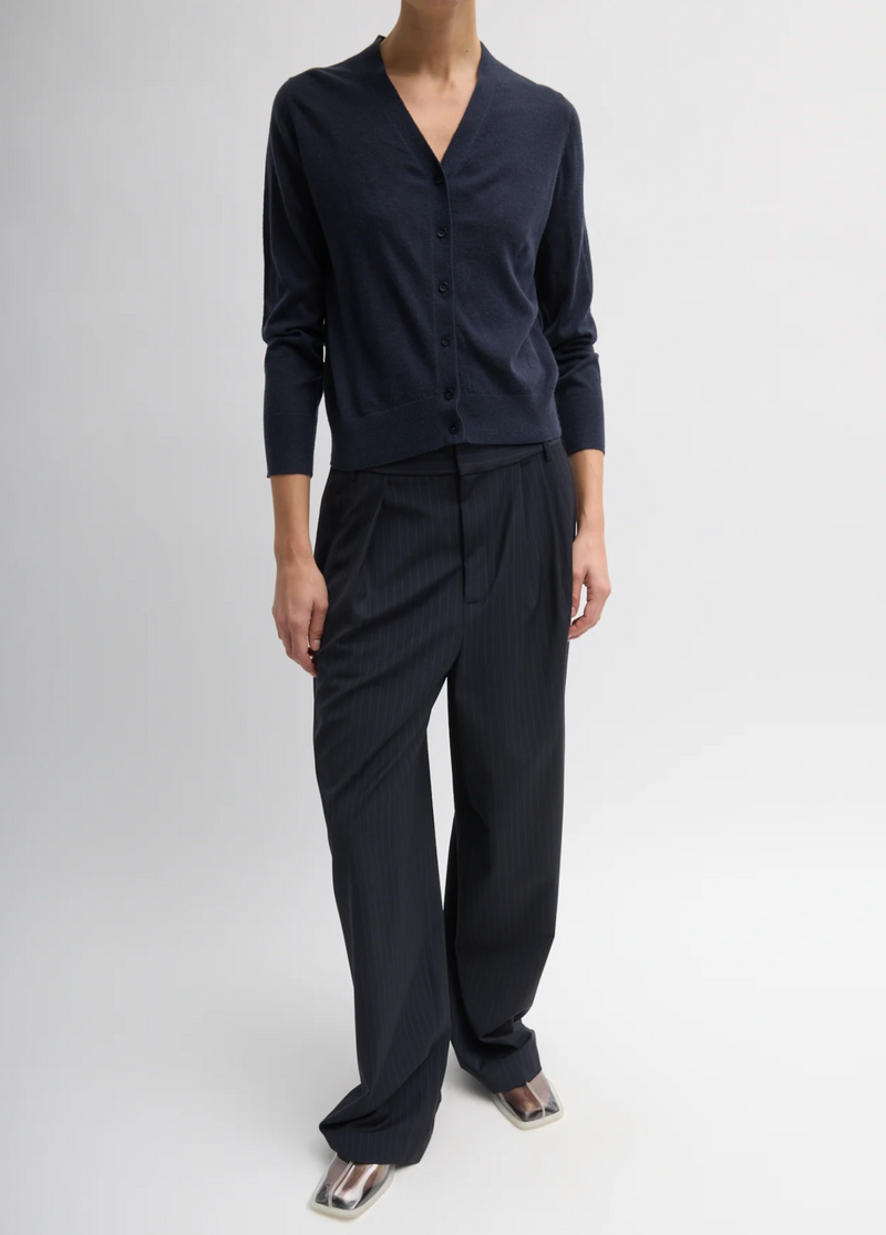 Dominic Pinstripe Stella Pant - Navy Multi