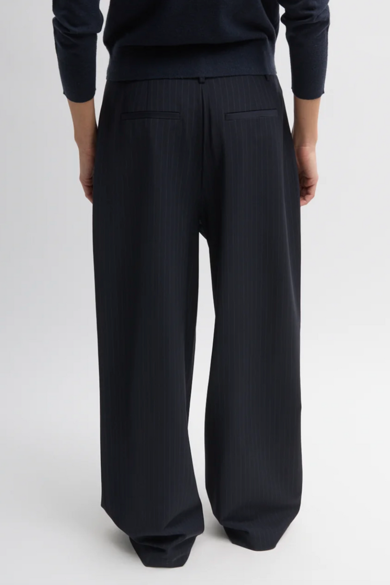 Dominic Pinstripe Stella Pant - Navy Multi