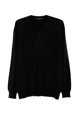 Mexico V-Neck Sweater - Black