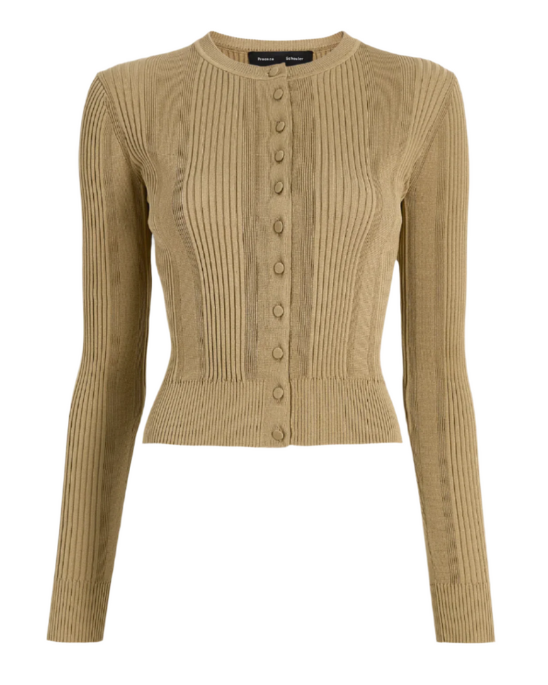 Currin Top in Column Rib - Bronze