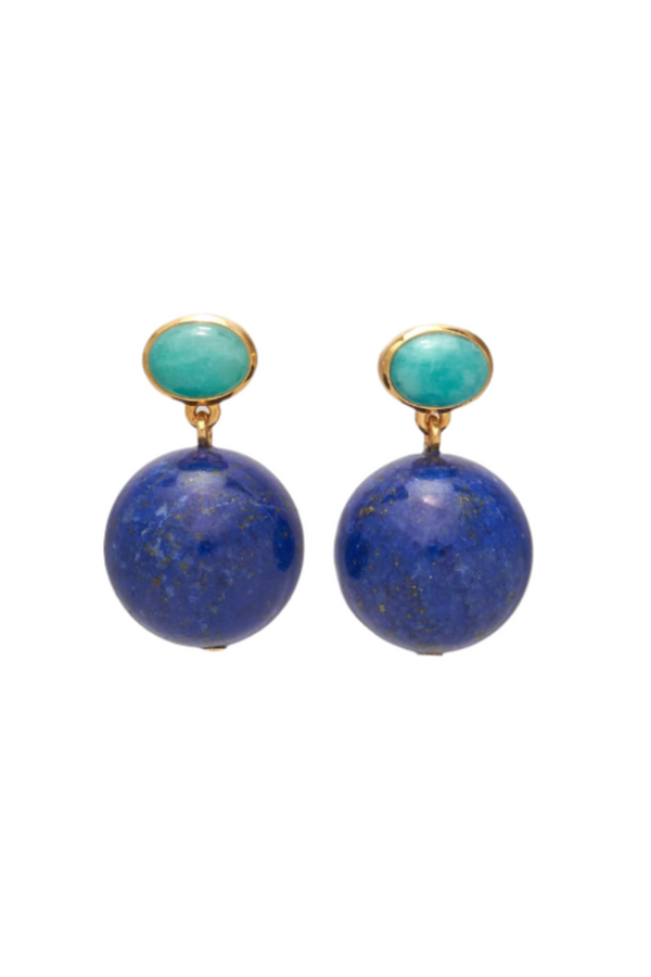 Umbria Earrings - Blue/Green