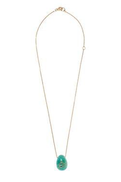 Constance Necklace in Brazilian Amazonite - Green