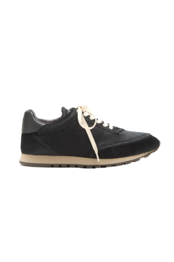 Slim Runner in Calf Hair - Black