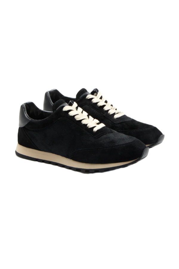 Slim Runner in Calf Hair - Black