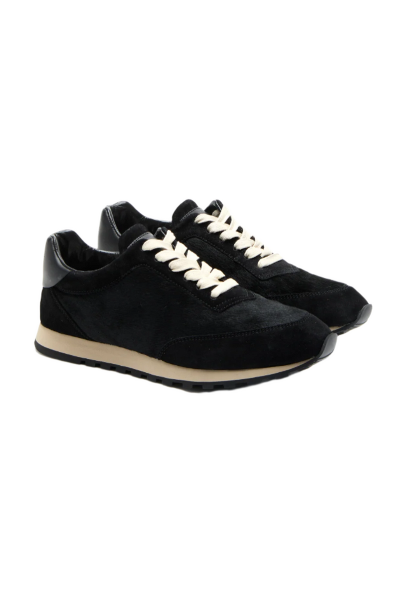 Slim Runner in Calf Hair - Black