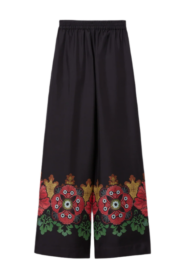 Palazzo Pants in Placée Silk Twill - Bounty