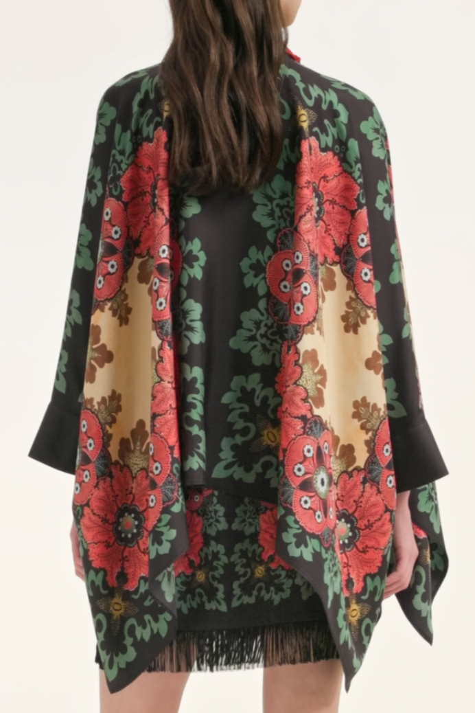 Foulard Shirt in Placée Silk Twill - Bounty