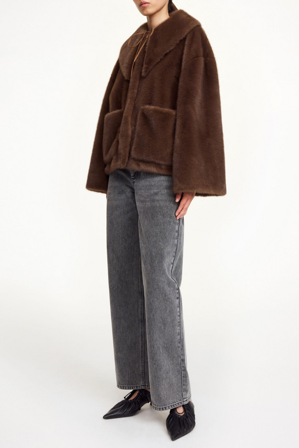 Jacquie Faux Fur Jacket - Carafe