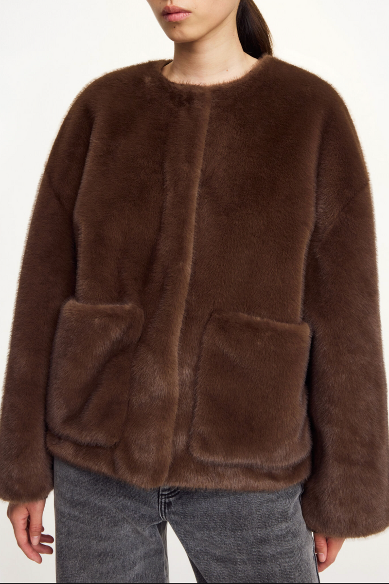 Jacquie Faux Fur Jacket - Carafe