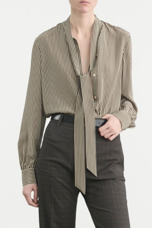 Irina Top - Chocolate Stripes