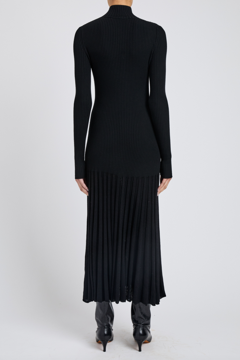 Jada Dress in Superfine Merino - Black