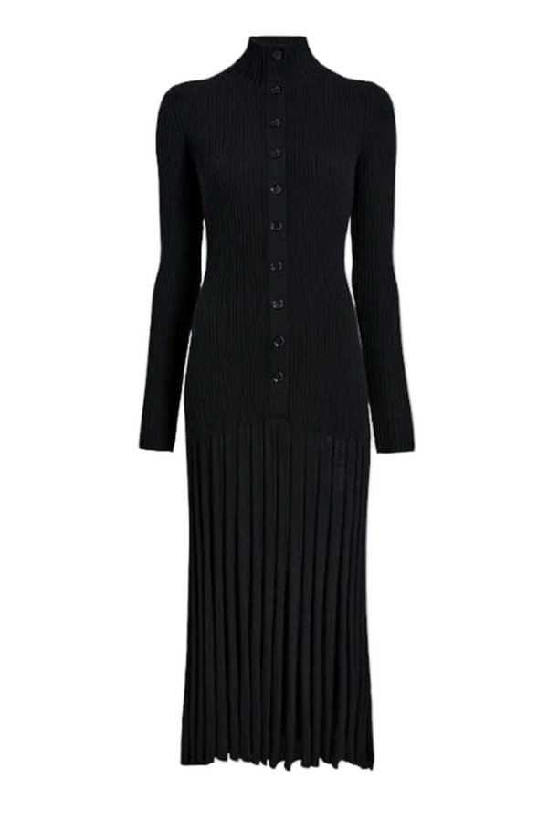 Jada Dress in Superfine Merino - Black