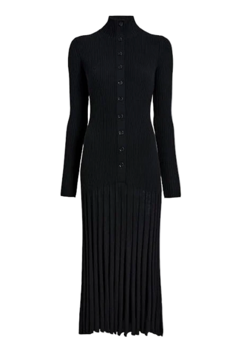 Jada Dress in Superfine Merino - Black
