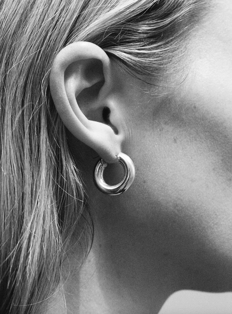 Tiny Everyday Hoops - Sterling Silver