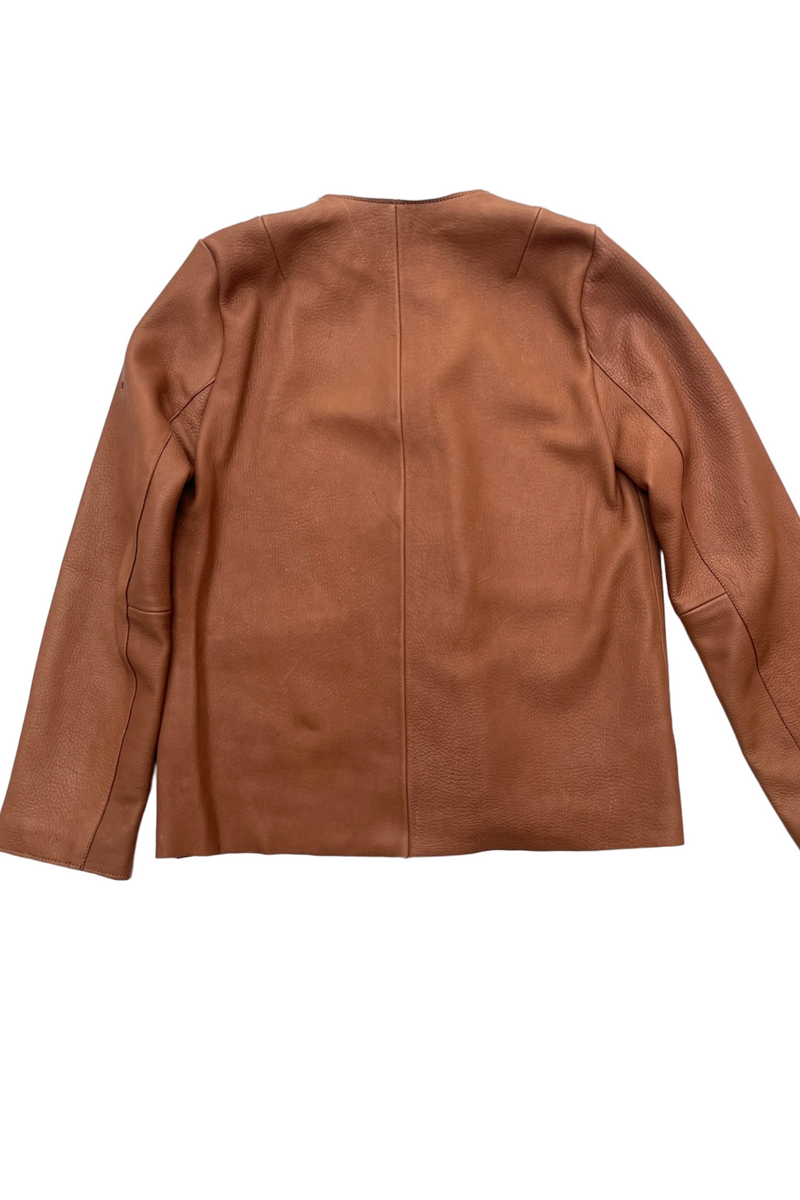 Yoko Cropped Jacket - Mahogany