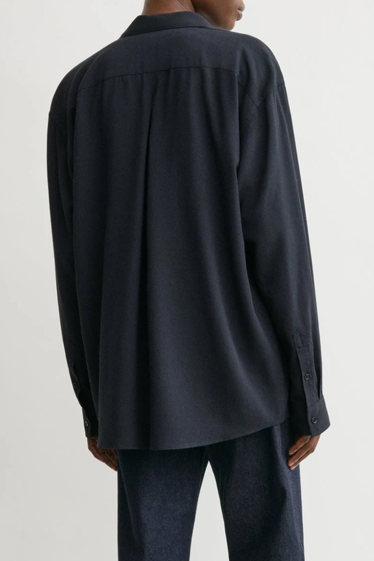 Classic Fluid Shirt - Navy