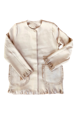 Richards Fringe Jacket - Smoke