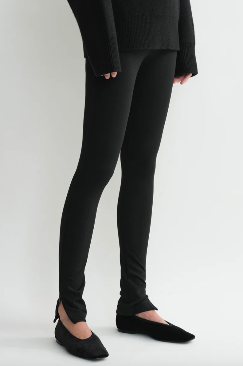Zip Leggings - Black