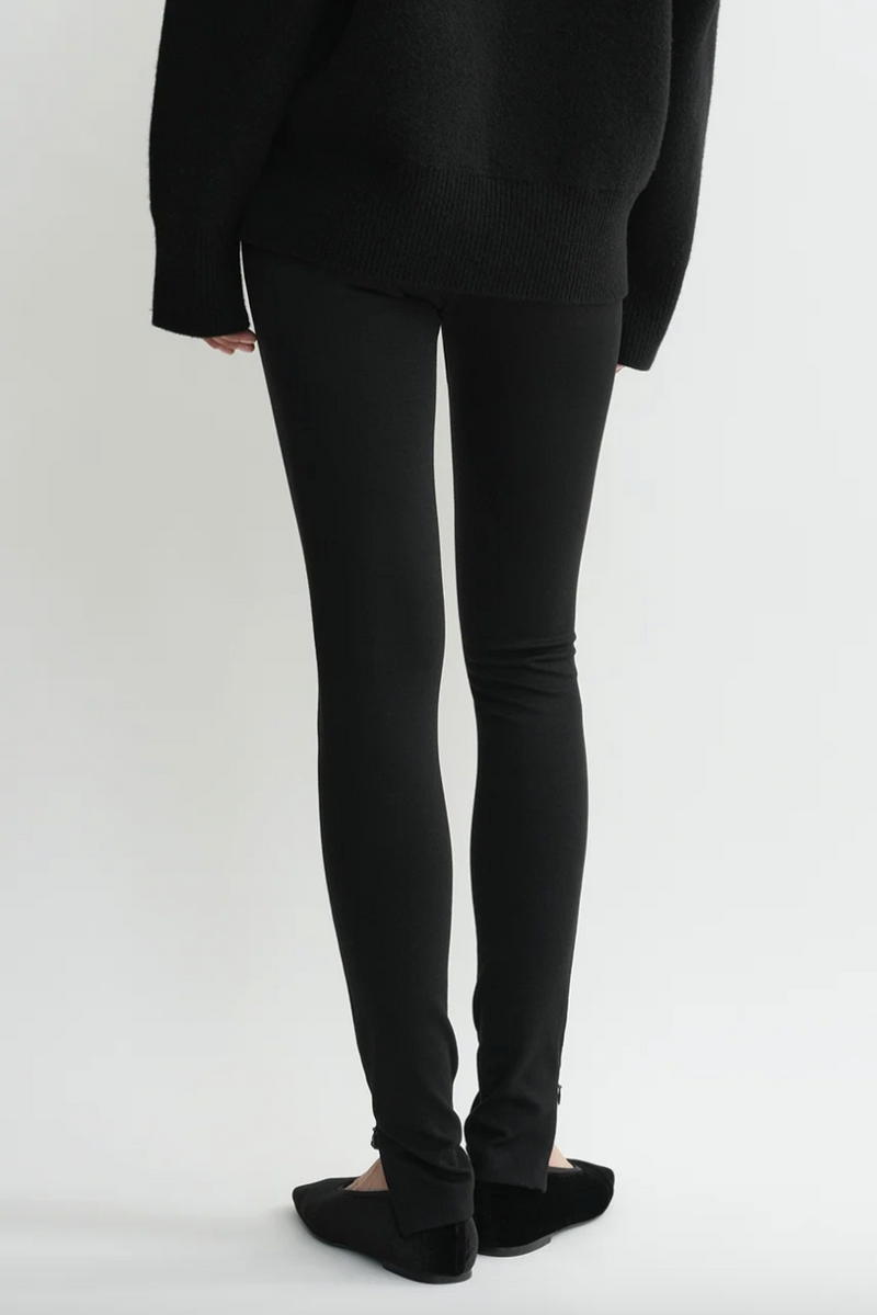 Zip Leggings - Black