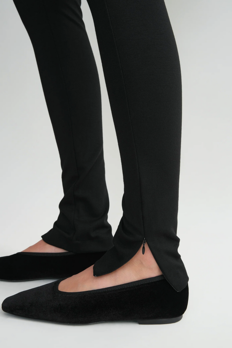 Zip Leggings - Black