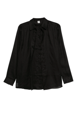 Double Collar Shirt - Black