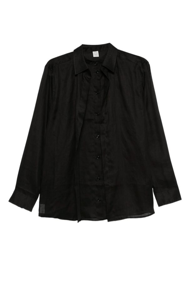 Double Collar Shirt - Black