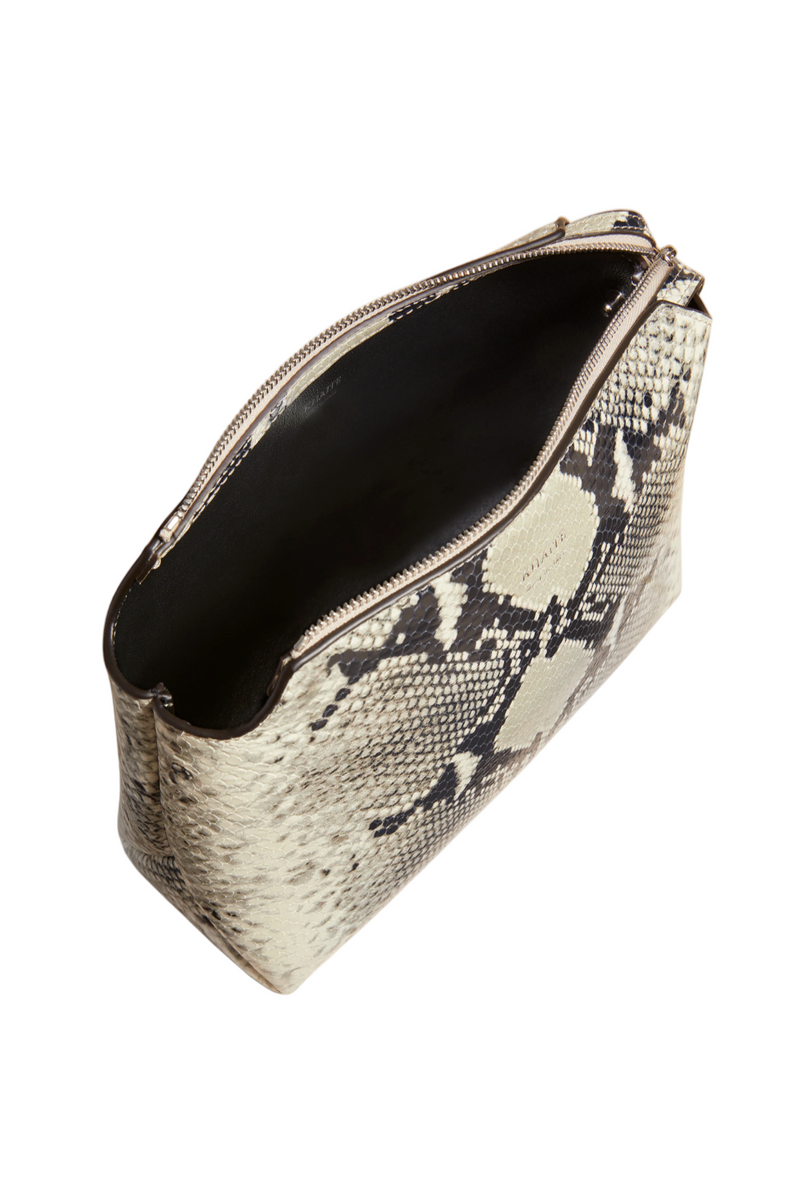 Lina Medium Crossbody Nag - Natural Python