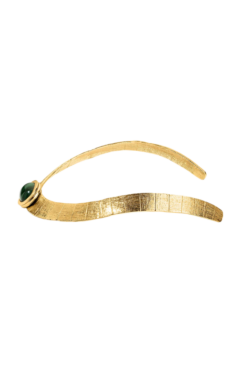 Athena Jade Collar - Gold