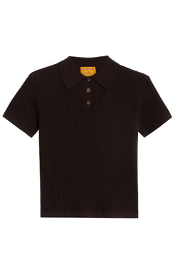 Shrunken Polo - Burnt Cocoa