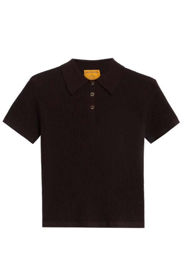 Shrunken Polo - Burnt Cocoa