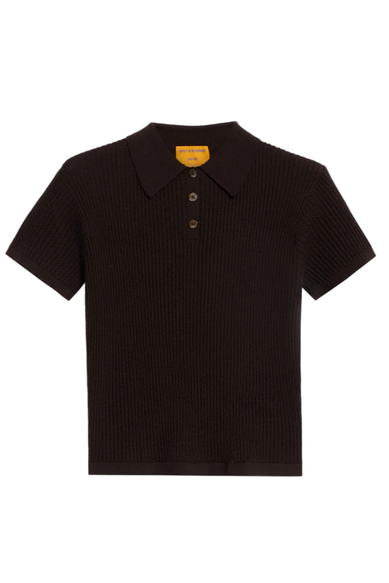 Shrunken Polo - Burnt Cocoa