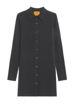 Mini Showtime Shirt Dress - Charcoal
