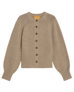 Sculpted Cardigan - Taupe