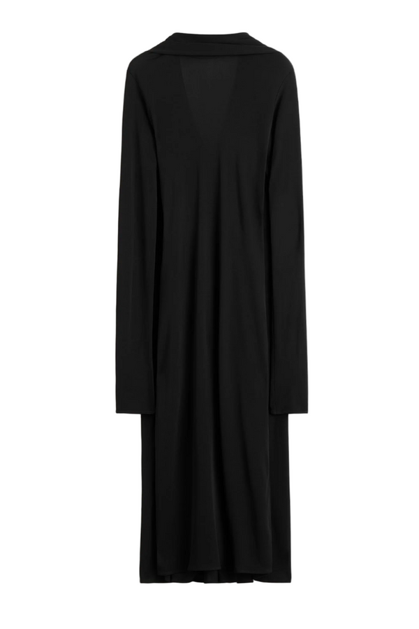Cocoon Cape Dress - Black