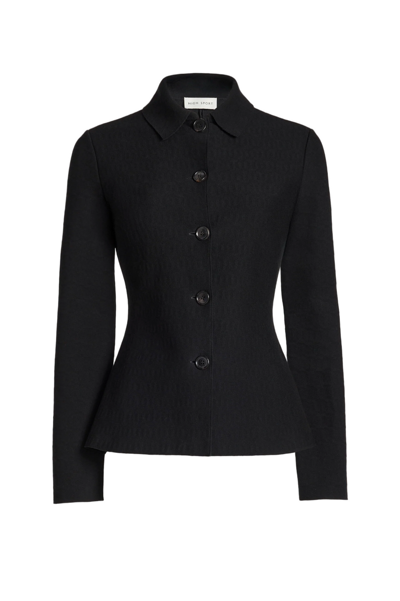 Geo Oliver Jacket - Black