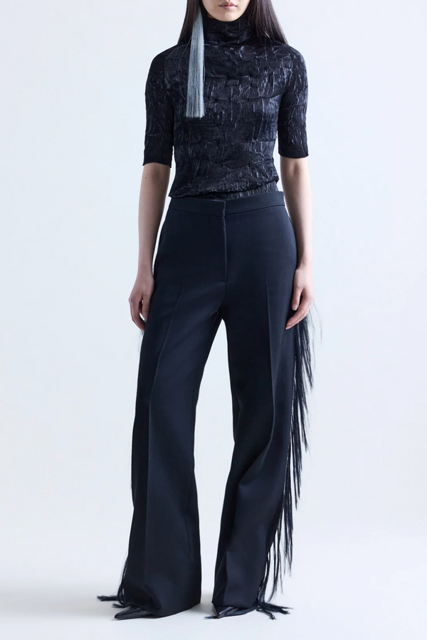Dahlia Pleated Top - Black