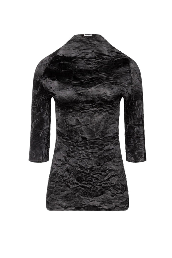 Dahlia Pleated Top - Black