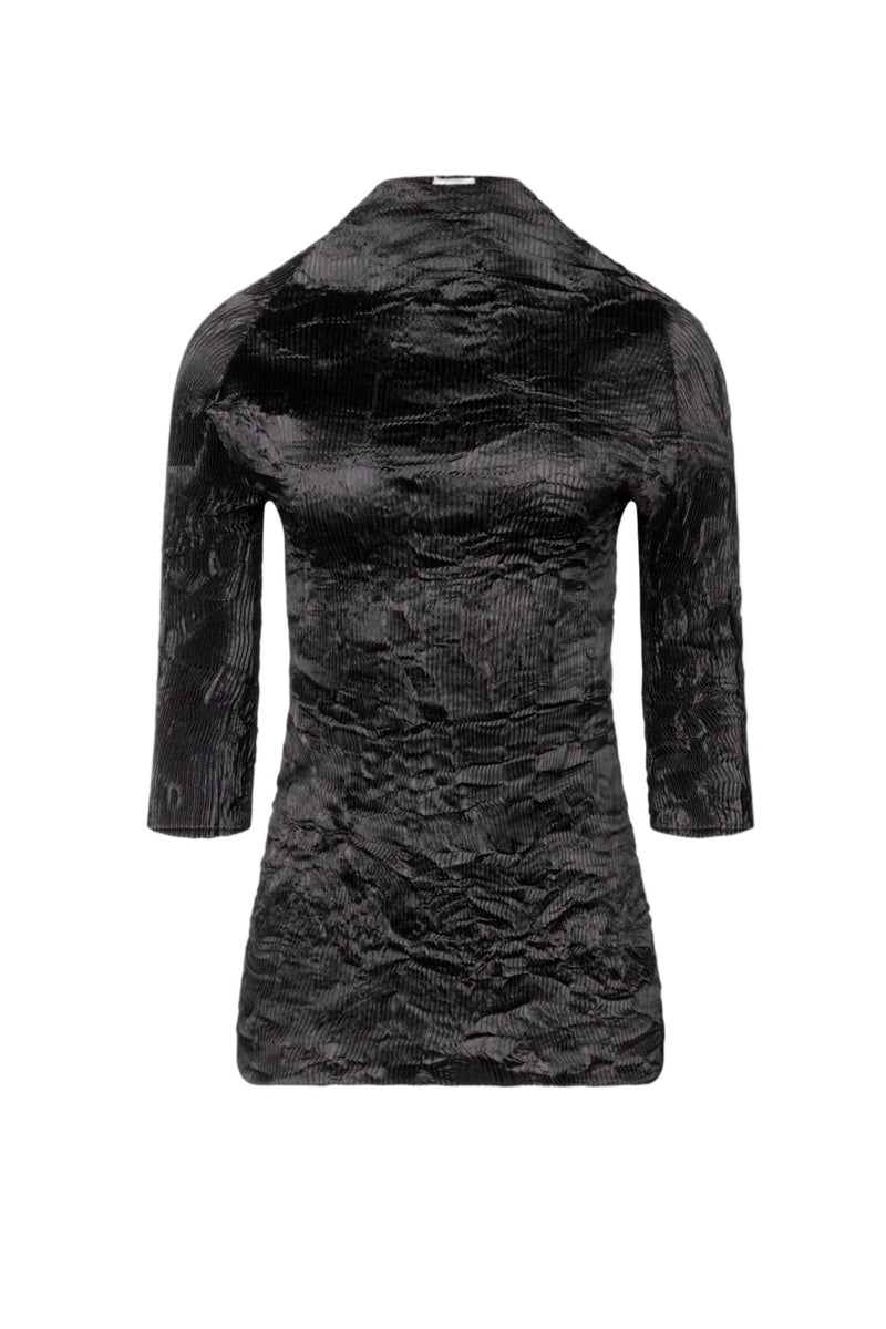 Dahlia Pleated Top - Black