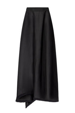 Ash Drape Skirt - Black