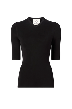 The Saya Top in Viscose - Black